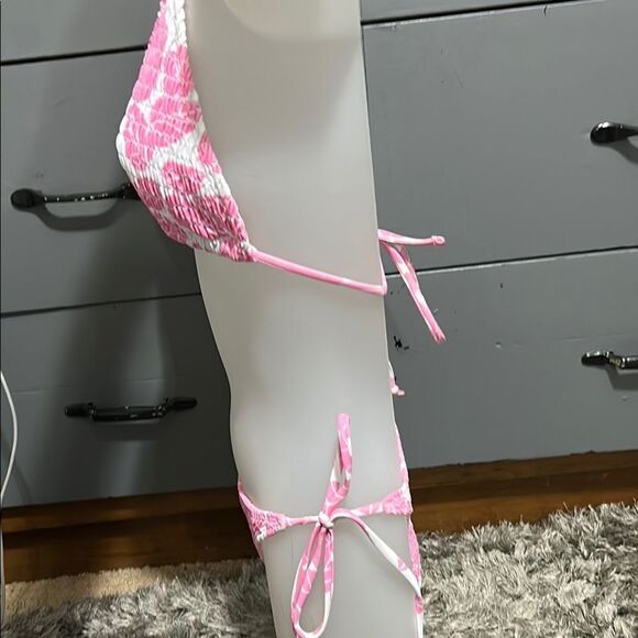 Pink Floral Bikini Set size small - Picture 3 of 5